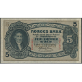 -36- 5 kroner 1941 T, kv. 0- - Eks. Numisma Mynthandel. Nr. T6344453. Sign. Gerhard Meldahl Nielsen. / Numisma Mynthandel A/S: kr.  66,-