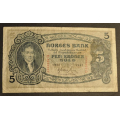 5 kr. 1942 U * Kv. 1- ** Katv. kr. 240 * - Bilder er sedellen du fr. Vurder ogs fra bilder. / Tore Rimstad: kr.  20,-