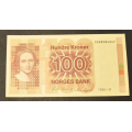 100 kr. 1986  * Kv. 0  *  Katv. kr. 440 ** - Bilder er sedellen du fr. Vurder fra bilder. / Tore Rimstad: kr.  210,-