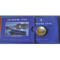 20 kr. 1998 * Brilliant kv. * Katv. kr. 100 ** - Bilder er settet du fr.Pent sett. Lite merke i pappen.  IKKE SALR. / Tore Rimstad: kr.  40,-