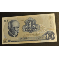 10 kr. 1984 CU * Kv. 0 ** Katv. kr.80 ** - Bilder er sedellen du fr. Vurder ogs fra bilder. / Tore Rimstad: kr.  35,-