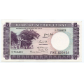 -10- Sierra Leone, 5 Leones 1964(3), C1, XF/AU - Pic3. 799409 / Numisma Mynthandel A/S: kr.  525,-