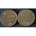 20 kr. 2007 * Kv. 0 ** Fra original rull. * - Bilde er fra myntene i rullen. Kv. 0. Tas fra original rullen og settes i Hartberger.
Ikke salr. / Tore Rimstad: kr.  35,-