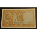 10 kr. 1971 C  * Kv. 1+/01  * Katv. kr. 75 ** - Bilder er sedellen du fr. Vurder ogs fra bilder. IKKE SALR. / Tore Rimstad: kr.  40,-