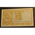 10 kr. 1972  L  * Kv. 1+/01  * Katv. kr. 75 ** - Bilder er sedellen du fr. Vurder ogs fra bilder. IKKE SALR. / Tore Rimstad: kr.  40,-