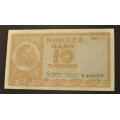 10 kr. 1971 X * Erstatning * Kv. 1+ * Katv. kr. 190 * - Bilder er sedellen du fr.Vurder og og by fra bilder.IKKE SALR. / Tore Rimstad: kr.  100,-