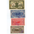 -11- Lott 4x Bonds fra Kina. VK - Den verste er utstedt av firma Fu Chang, de tre nederste er utgitt av department of treasury, Peking branch. / Numisma Mynthandel A/S: kr.  100,-