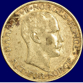 -21- 2 kroner 1913, kv. 1/1+, opphakket, flekker. - NM9. / Numisma Mynthandel A/S: kr.  1,-