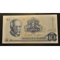 10 kr. 1984 C O  * Kv. 0 ** Katv. kr. 80 * - Bilder er sedellen du fr. Kv.0. Vurder ogs fra bilder.  IKKE SALR. / Tore Rimstad: kr.  40,-