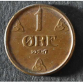 1 re 1947 * Kv. 0 ** Katv. kr. 100 ** - Bilder er mynten du fr. Ta ikke hensyn til sm partikler som kamera fokuserer. De er ikke med. Vurder og by fra bilder. / Tore Rimstad: kr.  1,-