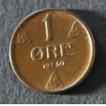 1 re 1950 * Kv. 0 **Topp mynt ** - Bilder er mynten du fr. Ta ikke hensyn til sm partikler som kamera fokuserer. De er ikke med. Vurder og by fra bilder. / Tore Rimstad: kr.  1,-