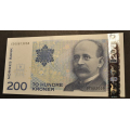 200 kr. 2009 Litra E ** Kv. 0 ** - Bilder er sedellen du fr. Usirkulert pen sedell. Kv.0. Vurder ogs fra bilder. IKKE SALR. / Tore Rimstad: kr.  350,-