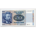 -6- 500 kr 1996, kv. 1+/01 / Numisma Mynthandel A/S: kr.  500,-