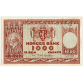 -7- 1000 kr 1969 A, kv. 1- / Numisma Mynthandel A/S: kr.  1103,-