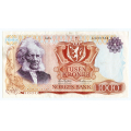 -8- 1000 kr 1975 A, kv. 1-, sv. flekk / Numisma Mynthandel A/S: kr.  800,-