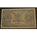 5 KR. 1951 G  * Kv. 1 * Katv. kr. 500 ** - Bilder er sedellen du fr. Pen og hel. Vurder fra bilder. / Tore Rimstad: kr.  100,-