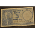 5 kr. 1960 G  Kv. 1/1- * Katv. kr. 100 ** - Bilder er sedellen du fr. Vurder fra bilder. / Tore Rimstad: kr.  20,-