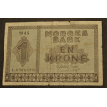 1 kr. 1945 Litra i * Kv. 1- * Katv. kr. 250* God rgang - Bilder er sedellen du fr. Vurder fra bilder. / Tore Rimstad: kr.  20,-