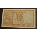 10 kr. 1963   * Kv. 1+/01  * Katv. kr. 120 - Bilder er sedellen du fr. Vurder fra bilder. / Tore Rimstad: kr.  30,-