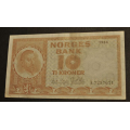 10 kr. 1964  * Kv. 1+ ** Katv. kr. 105 ** - Bilder er sedellen du fr. Vurder fra bilder. / Tore Rimstad: kr.  20,-