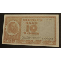 10 kr. 1970 Y  * Kv. 1+/01 * Katv. kr. 90 - Bilder er sedellen du fr. Vurder og by fra bilder. / Tore Rimstad: kr.  20,-