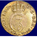 -17- 8 skilling 1780, kv. 1+ - NM49, NMD50B. Christian VII / Numisma Mynthandel A/S: kr.  2,-