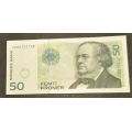 50 kr. 2011 *Litra i *  Kv. 0 ** Katv. kr. 110 ** - Bilder er sedellen du fr. Kv. 0 **. / Tore Rimstad: kr.  50,-