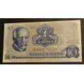 10 kr. 1974 AA  * Kv. 0 ** Katv. kr. 150 ** - Bilder er sedellen du fr. Pen i kv. 0. IKKE SALR. / Tore Rimstad: kr.  90,-