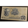 10 kr. 1981 BS  * Kv. 0  ** Katv. kr. 90 ** - Bilder er sedellen du fr. Pen i kv. 0. IKKE SALR. / Tore Rimstad: kr.  50,-