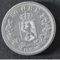 50 re 1896 * Kv. 1+  * Katv. kr. 1200 ** - Bilder er mynten du fr. Pen. * Vurder ogs fra bilder. / Tore Rimstad: kr.  315,-