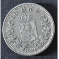 50 re 1901  * Kv. 1+  * Katv. kr. 1300 ** - Bilder er mynten du fr. Tiltalende eksemplar. Vurder ogs fra bilder. / Tore Rimstad: kr.  210,-