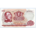 -8- 100 kr 1975 B, kv. 01+ / Numisma Mynthandel A/S: kr.  108,-