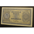 5 kr. 1948 D * Kv. 1+/01 * Katv. kr. 1100 ** - Bilder er sedellen du fr. Pen. Vurder ogs fra bilder. / Tore Rimstad: kr.  300,-