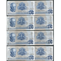 -45- Lott 8 stk. 10 kr. 1974A, VK - AA, AC, AJ, AR, AT, AL, AV, AZ

Kv. 1+/01 og 01 / Numisma Mynthandel A/S: kr.  86,-