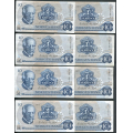 -53- Lott 14 stk. 10 kr. 1977A, VK - 2x AK, 5x AS, 4x A, 3x A

Kv. 1+ til 01 / Numisma Mynthandel A/S: kr.  2,-