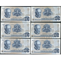 -56- Lott 12 stk. 10 kr. 1978B, VK - 3x BK, BL, 2x BP, 2x BR, 2x BS, BO, BU

Kv. 1+ til 01 / Numisma Mynthandel A/S: kr.  93,-