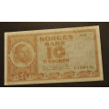 10 kr. 1961 X * Kv. 1+/01  * Katv. kr. 120 * - Bilder er sedellen  du fr. Vurder fra bilder. IKKE SALR. / Tore Rimstad: kr.  40,-