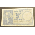 5 kr. 1960 G  * Kv. 1-  * Katv. kr.  70 ** - Bilder er sedellen du fr. Vurder ogs fra bilder. IKKE SALR. / Tore Rimstad: kr.  20,-