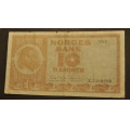 10 kr. 1969 X Erstatning* Kv. 1- * Katv. kr. 110 ** - Bilder er sedellen du fr. Vurder fra bilder. IKKE SALR. / Tore Rimstad: kr.  40,-