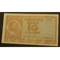 10 kr. 1970 X * Erstatning * Kv 1/1+ * Katv. kr. 180* - Bilder er sedellen du fr. Vurder fra bilder. IKKE SALR. / Tore Rimstad: kr.  80,-