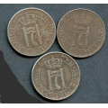 -4- Lot 2 re 1918-20, VK - By etter bilder. / Numisma Mynthandel A/S: kr.  97,-