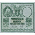 -5- 50 kroner 1965F, kv. 1/1+ - Presset. / Numisma Mynthandel A/S: kr.  98,-