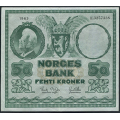 -11- 50 kroner 1963E, kv. 1 - Presset. / Numisma Mynthandel A/S: kr.  21,-