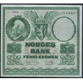 -28- 50 kroner 1959D, kv. 1+ - Presset. Pennestrek bak. / Numisma Mynthandel A/S: kr.  1,-