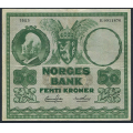 -24- 50 kroner 1953B, kv. 1/1- - Presset. / Numisma Mynthandel A/S: kr.  1,-