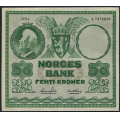 -26- 50 kroner 1952A, kv. 1++ - Presset. / Numisma Mynthandel A/S: kr.  2,-