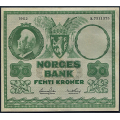 -27- 50 kroner 1952A, kv. 1+ - Presset. / Numisma Mynthandel A/S: kr.  36,-