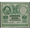 -33- 50 kroner 1951A, kv. 1- - Presset. / Numisma Mynthandel A/S: kr.  1,-