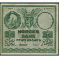 -40- 50 kroner 1950A, kv. 1- - Presset. / Numisma Mynthandel A/S: kr.  1,-